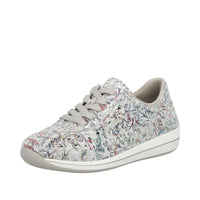 Rieker Dena N1114-90 Metallic Wide Shoes