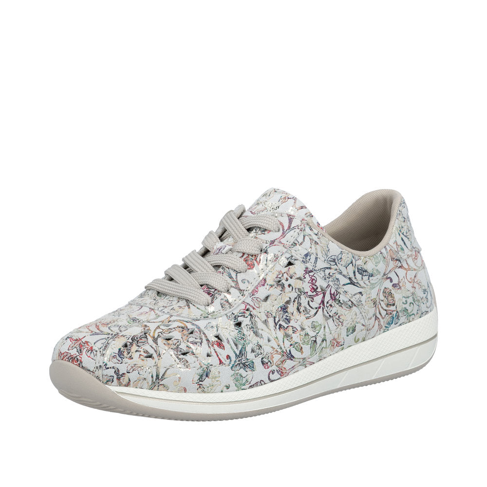 Rieker Dena N1114-90 Metallic Wide Shoes