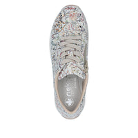 Rieker Dena N1114-90 Metallic Wide Shoes