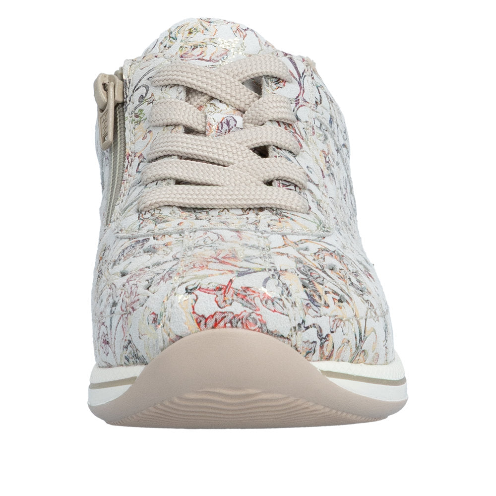 Rieker Dena N1114-90 Metallic Wide Shoes