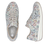 Rieker Dena N1114-90 Metallic Wide Shoes