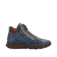 Rieker N1305-14 Womens Blue Wide Boots