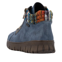 Rieker N1305-14 Womens Blue Wide Boots