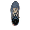 Rieker N1305-14 Womens Blue Wide Boots