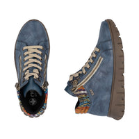 Rieker N1305-14 Womens Blue Wide Boots