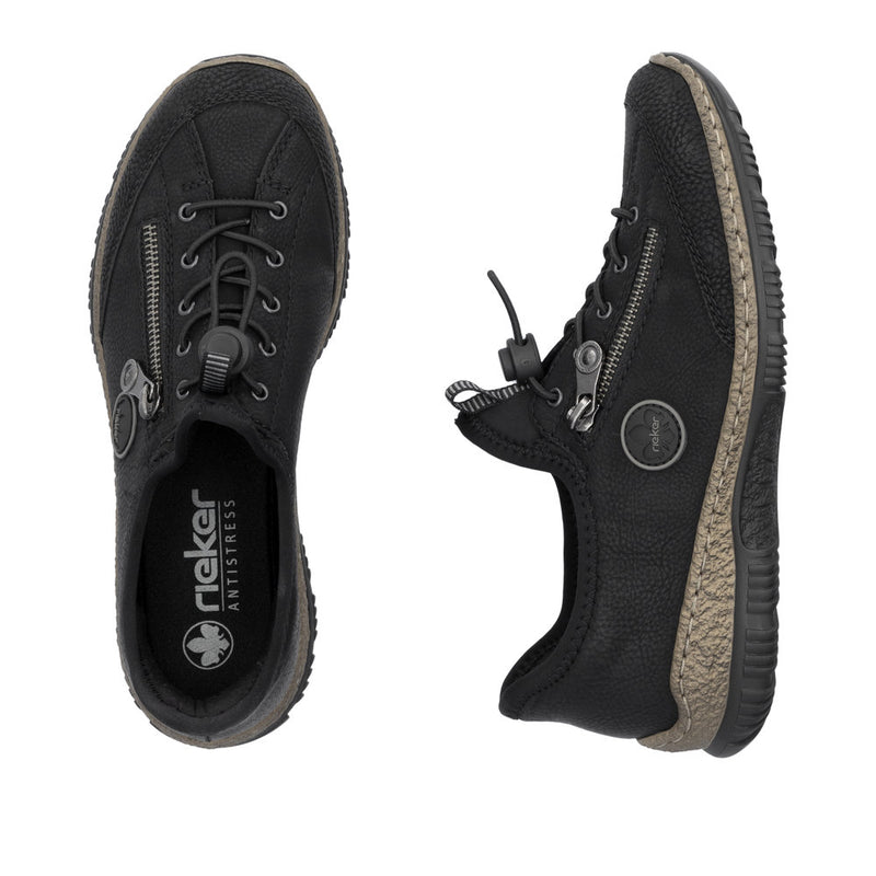 Rieker N3267-01 Schwarz Shoes