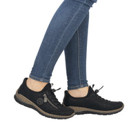Rieker N3267-01 Schwarz Shoes