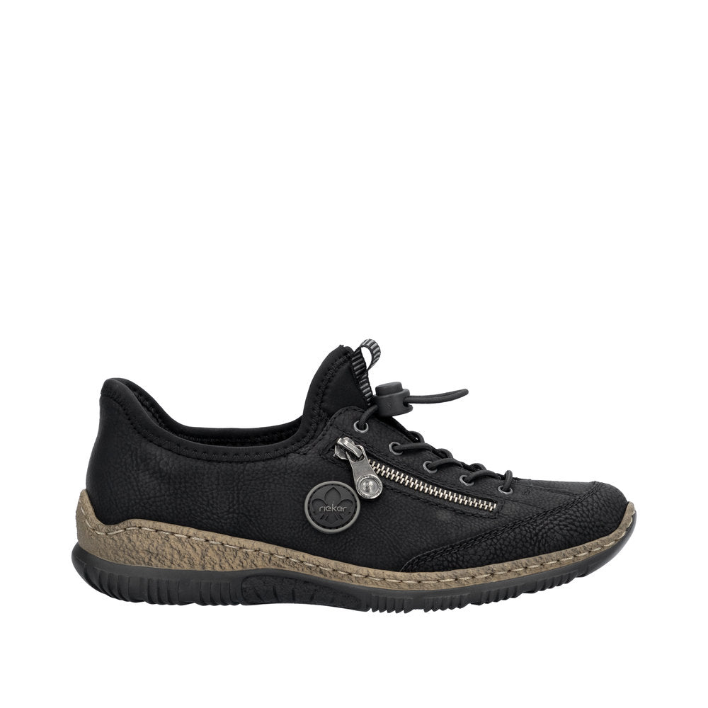 Rieker N3267-01 Schwarz Shoes