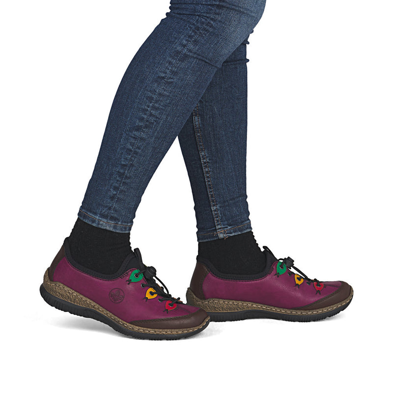 Rieker N3271-30 Womens Red Shoes