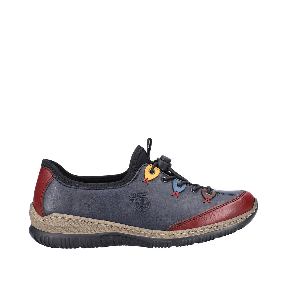 Rieker N3271-35 Wine/Ozean/Royal Shoes