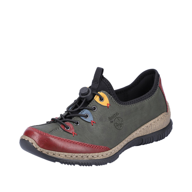 Rieker N3271-54 Wine/Forest Shoes