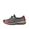 Rieker N3271-54 Wine/Forest Shoes