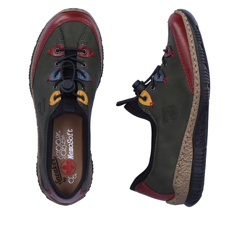 Rieker N3271-54 Wine/Forest Shoes
