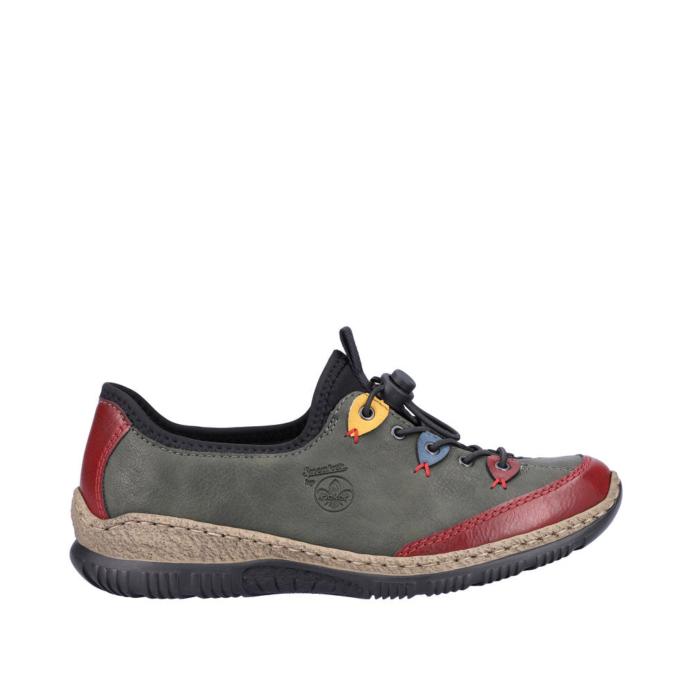 Rieker N3271-54 Wine/Forest Shoes