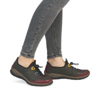 Rieker N3271-54 Womens Green Shoes