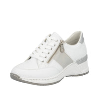 Rieker Kitty N4322-80 White Wide Shoes
