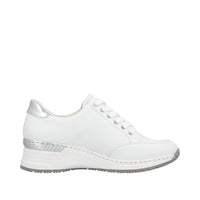 Rieker Kitty N4322-80 White Wide Shoes