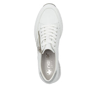 Rieker Kitty N4322-80 White Wide Shoes
