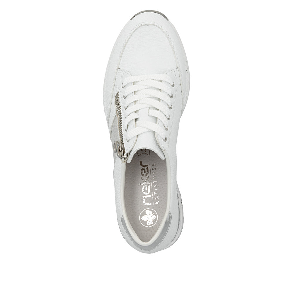 Rieker Kitty N4322-80 White Wide Shoes