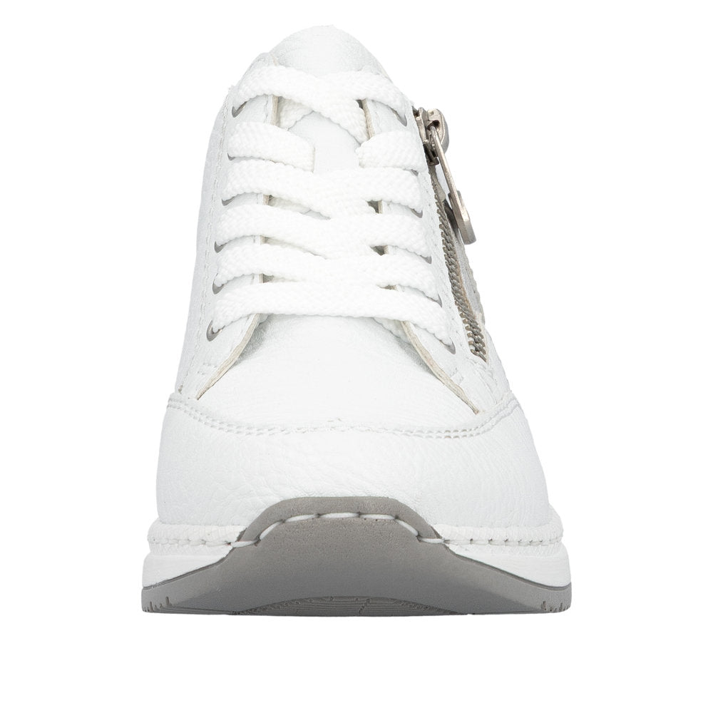 Rieker Kitty N4322-80 White Wide Shoes