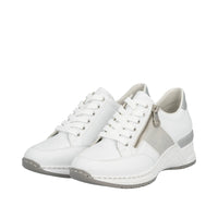 Rieker Kitty N4322-80 White Wide Shoes