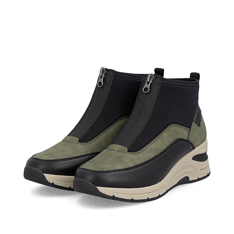 Rieker N9362-54 Womens Green Boots