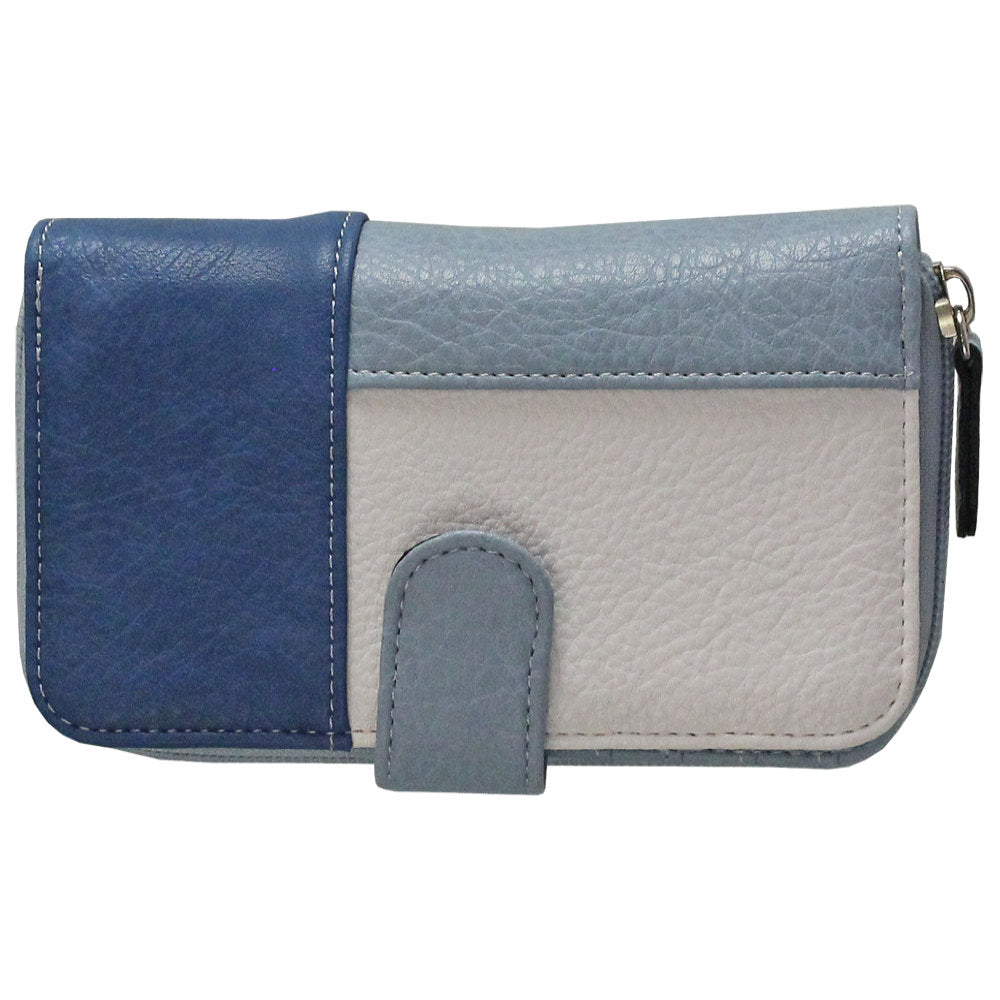 Envy Polly Denim/White Purse