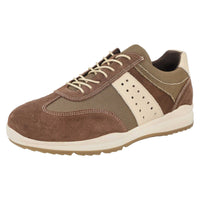 DB Shoes Sequoia Brown Suede/Cream Leather Shoes 2V