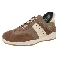 DB Shoes Sequoia Brown Suede/Cream Leather Shoes 2V