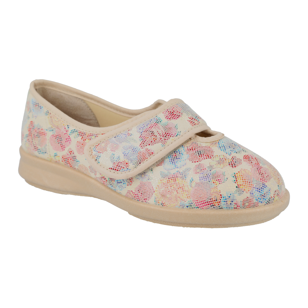DB Shoes Shrew Beige Multi House Shoes 2V