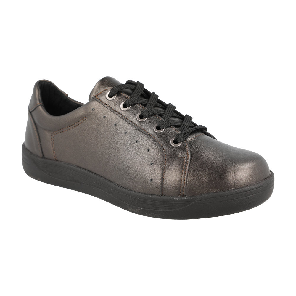 DB Shoes Sinead Bronze Metallic Leather Shoes 6V