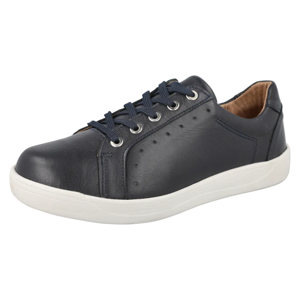 DB Shoes Sinead Navy Leather Shoes 78979Z 2V