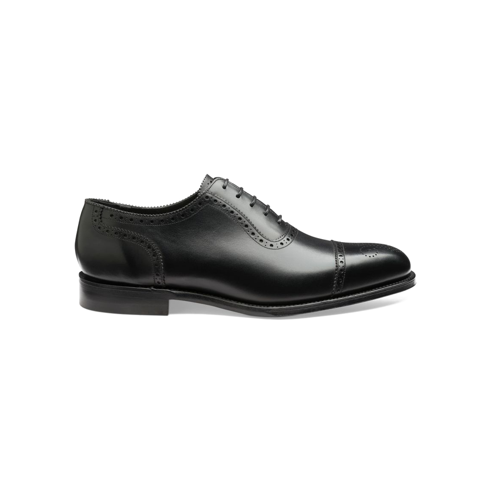 Loake Strand Black Leather Shoes