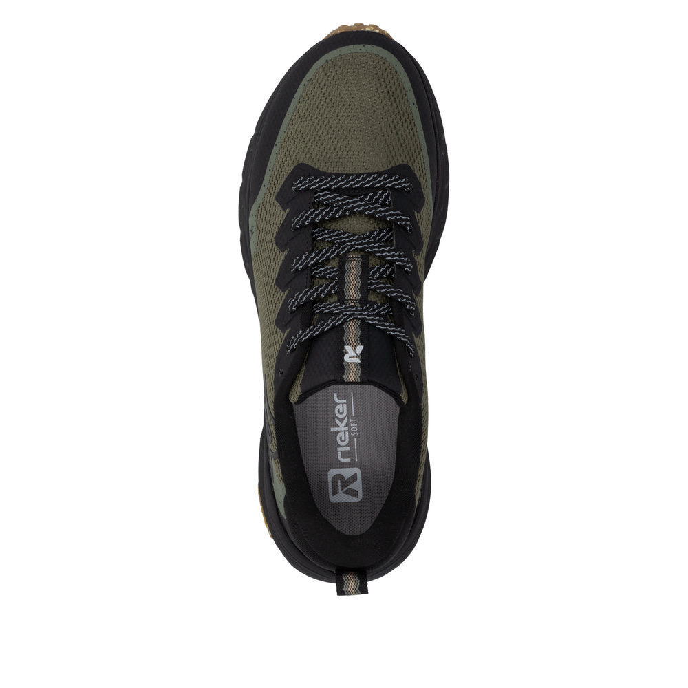 Rieker Drew U4501-55 Green Trainers