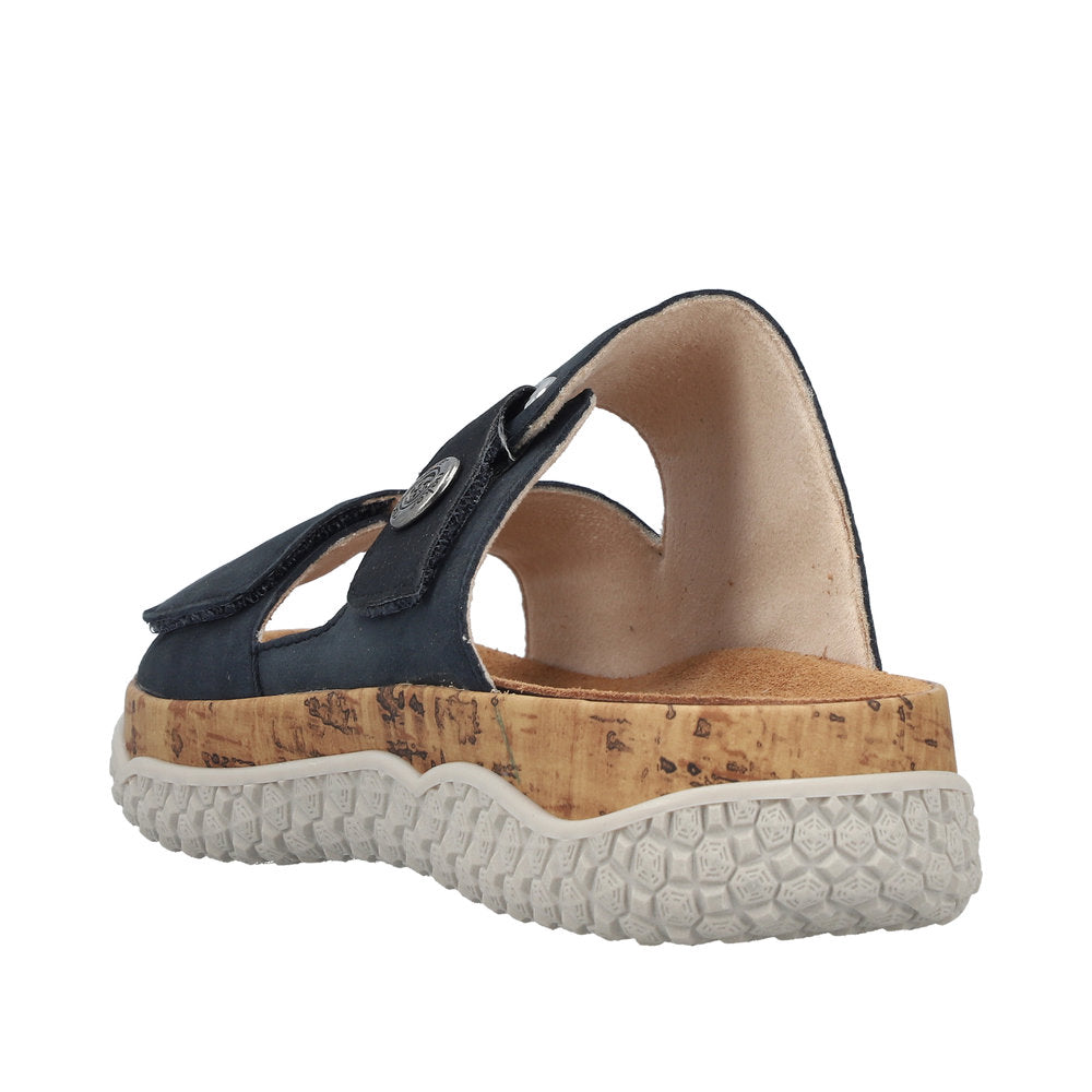 Rieker Birgit V0300-14 Navy Wide Sandals