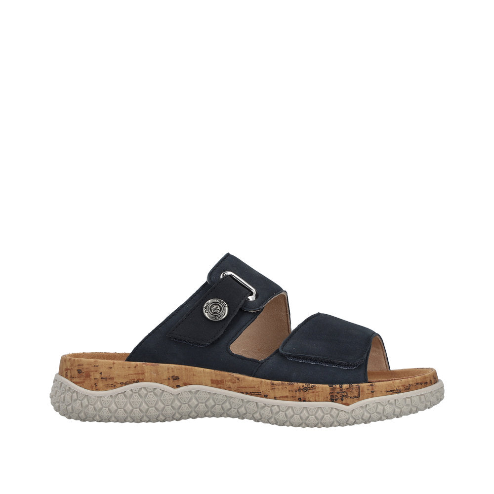 Rieker Birgit V0300-14 Navy Wide Sandals