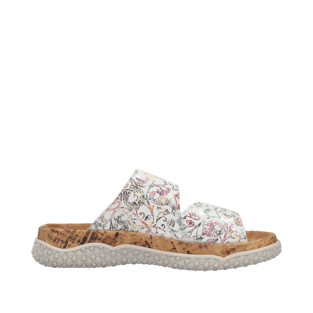 Rieker Birgit V0300-90 Metallic Wide Sandals