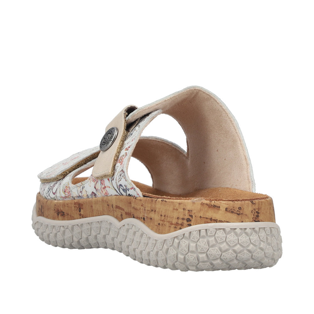 Rieker Birgit V0300-90 Metallic Wide Sandals
