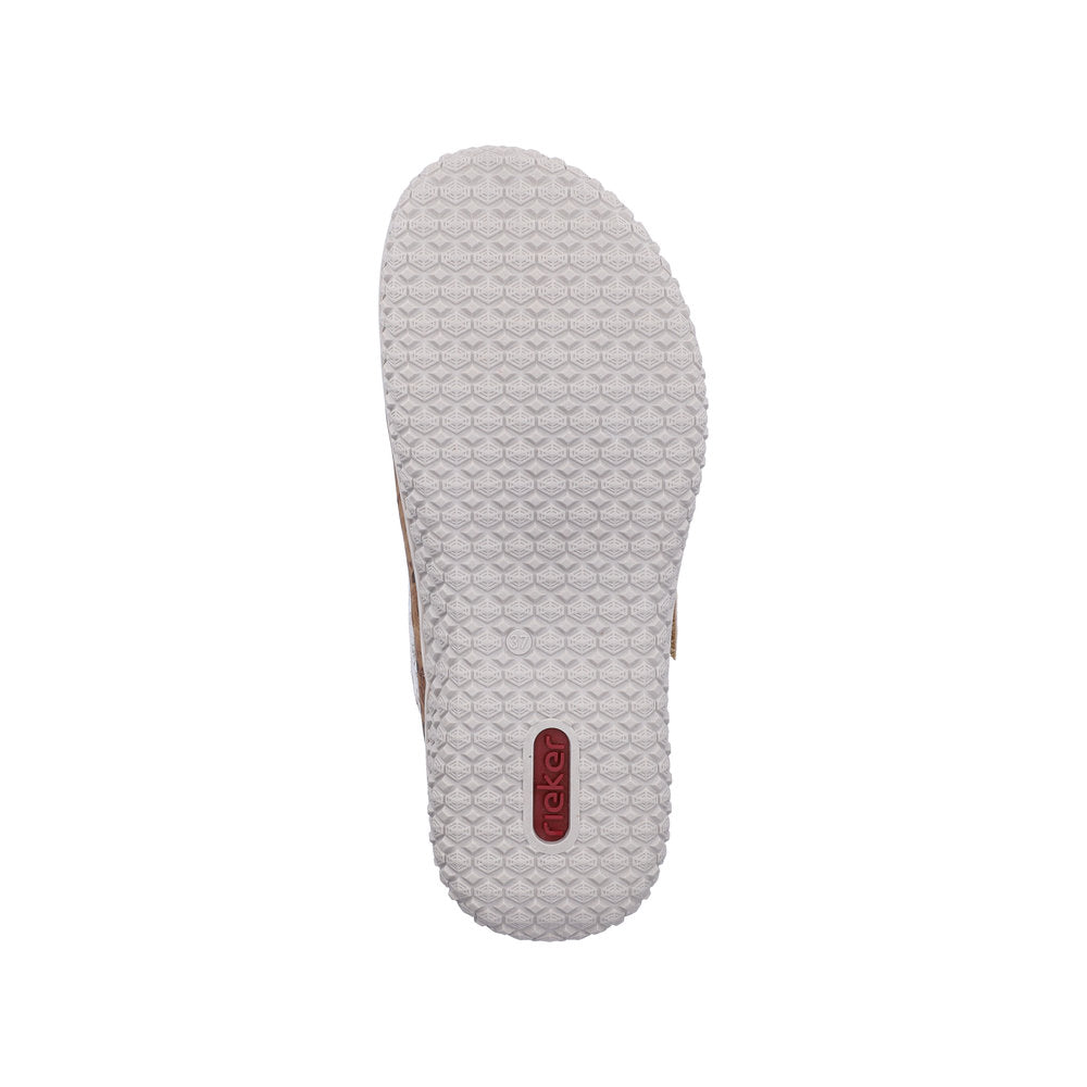 Rieker Birgit V0300-90 Metallic Wide Sandals
