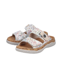 Rieker Birgit V0300-90 Metallic Wide Sandals