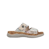 Rieker Birgit V0300-90 Metallic Wide Sandals