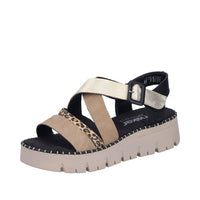 Rieker Regina V1063-90 Metallic Sandals