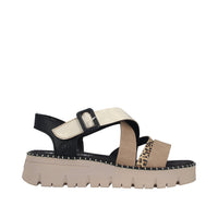 Rieker Regina V1063-90 Metallic Sandals