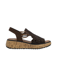 Rieker Lisa V1765-24 Brown Wide Sandals
