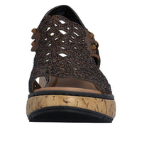 Rieker Lisa V1765-24 Brown Wide Sandals