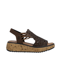 Rieker Lisa V1765-24 Brown Wide Sandals