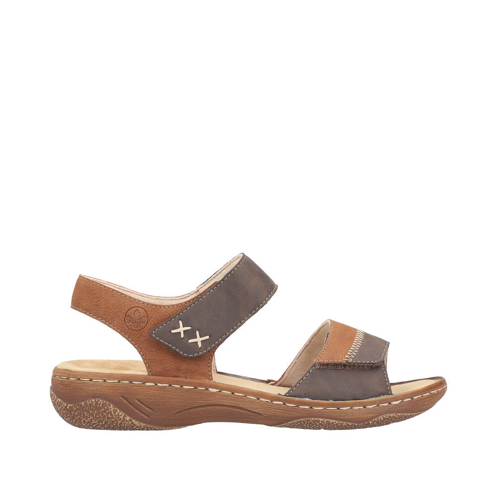 Rieker V2860-24 Brown Sandals