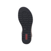 Rieker Lisa V4161-00 Black Wide Sandals