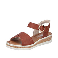 Rieker Lisa V4191-24 Brown Wide Sandals