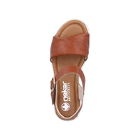 Rieker Lisa V4191-24 Brown Wide Sandals